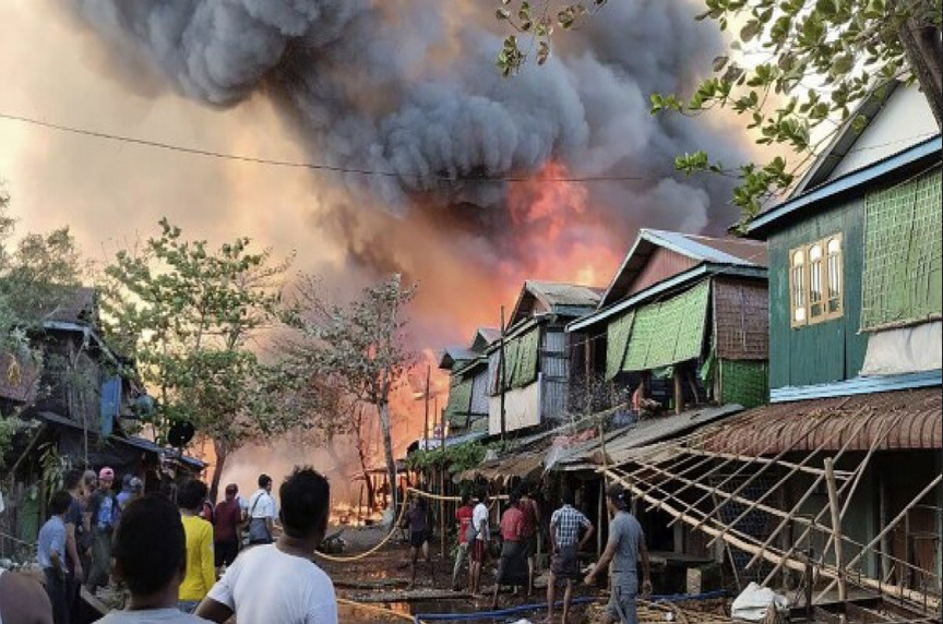 Myanmar military air strike kills dozens in Rakhine village, U.N. says